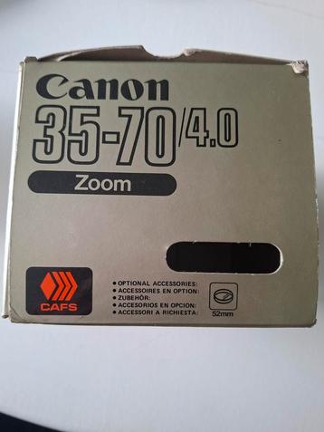 Canon FD 35-70mm Zoomlens met Case beschikbaar voor biedingen