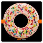 Donut opblaas band, Ophalen, Zo goed als nieuw