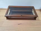 eikenhouten vitrine voor al uw 'prullaria' of op marktkraam, Antiek en Kunst, Curiosa en Brocante, Ophalen