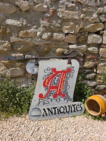Prachtig groot echt antiek Frans Antiek uithangbord €559 beschikbaar voor biedingen