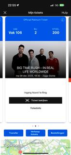 Big Time Rush Tickets, Twee personen