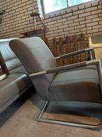 Modern grijs fauteuiltje, Huis en Inrichting, Fauteuils, Ophalen, Gebruikt, Minder dan 75 cm, 50 tot 75 cm
