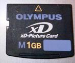 Olympus xD-Picture Card Type M 1GB - Vintage Camera Geheugen, Audio, Tv en Foto, Fotografie | Geheugenkaarten, XD, Gebruikt, Fotocamera