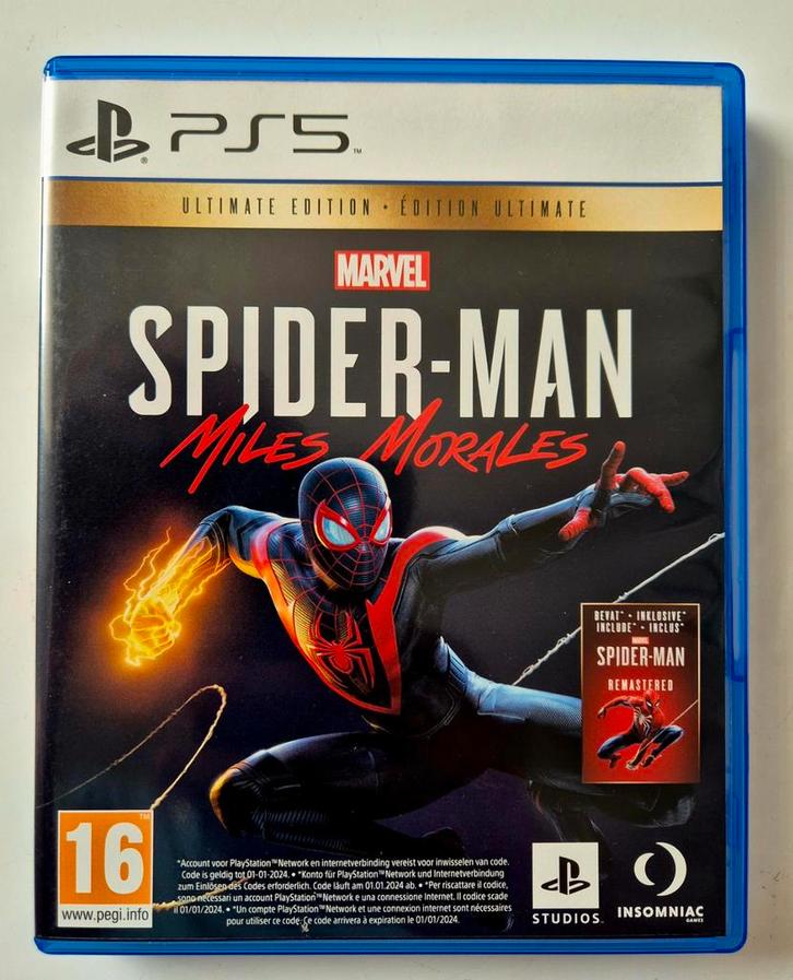 Spider-Man Miles Morales Ultimate Edition PS5 🕸🕸🕸, Spelcomputers en Games, Games | Sony PlayStation 5, Zo goed als nieuw, Ophalen of Verzenden