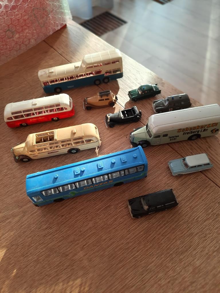 Brekina. 1:87. 11 modelauto's, Ophalen of Verzenden, Auto, Brekina