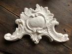 Nr3) hoek / tussen ornament rozet schildje van gips handmade, Ophalen of Verzenden