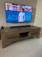 Goossens TV Kast - Zo Goed Als Nieuw - 155 cm, Ophalen, 150 tot 200 cm, Eikenhout, Zo goed als nieuw