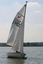 Kolibri open zeilboot 3.6m met trailer, Watersport en Boten, Open zeilboten, Ophalen, Geen motor, Gebruikt, Overige brandstoffen