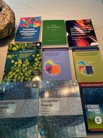 Diverse studieboeken economie en financiën, Ophalen of Verzenden, Beta, Gelezen, WO