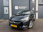 Opel Corsa 1.0T 66KW/90PK 5D 2018 Blauw Navi Pdc Nap Vol, Voorwielaandrijving, Zwart, Blauw, Leder en Stof