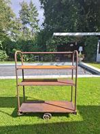 Vintage metalen transport kar, Doe-het-zelf en Verbouw, Transportwagens, Ophalen, Gebruikt, Overige typen