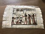 Prachtige Egyptische kunst op papyrus, Ophalen of Verzenden