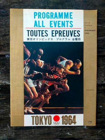 TOKYO 1964 - Olympische Spelen (Programmaboekje) beschikbaar voor biedingen