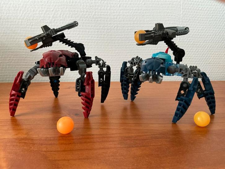 Lego Bionicle 8931 Thulox en 8932 Morak, Kinderen en Baby's, Speelgoed | Duplo en Lego, Gebruikt, Lego, Complete set, Ophalen of Verzenden