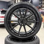 19" Velgen Audi A3 HAXER HX019F Zwart + Zomerbanden, Banden en Velgen, Niet ingevuld, Nieuw, 235 mm