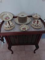 antiek theekastje/vitrinekastje met los dienblad, Antiek en Kunst, Ophalen