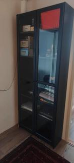 Twee IKEA Billy boekenkasten met glazen deuren, 100 tot 150 cm, 200 cm of meer, Ophalen of Verzenden, Glas