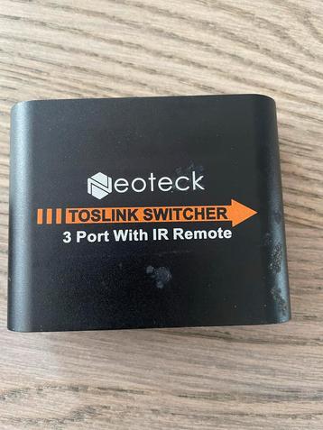 Toslink Optical Audio Switch met Afstandsbediening beschikbaar voor biedingen