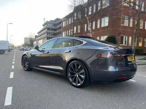 Tesla Model S 2018 Grijs, Auto's, Tesla, Particulier, Model S, Elektrisch, Hatchback, Automaat, Origineel Nederlands, Zilver of Grijs