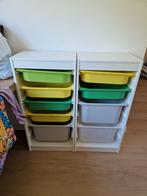 2 ikea trofast kastjes - inclusief bakken, Ophalen, Gebruikt, 5 laden of meer, Minder dan 100 cm