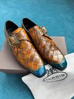 NIEUW Harris (Grof)Vlecht Instapper Monk UK10 Bruin/ Blue, Kleding | Heren, Schoenen, Harris, Bruin, Verzenden, Nieuw
