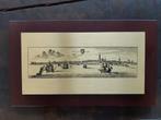 Kopergravure Oud Rotterdam, Antiek en Kunst, Kunst | Etsen en Gravures, Ophalen