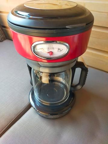 Russel hobbs retro ribben red, koffiezet apparaat  beschikbaar voor biedingen
