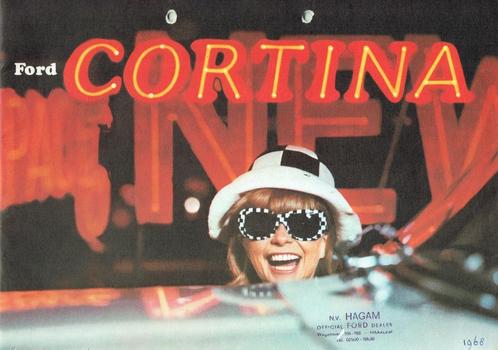 Folder Ford Cortina (1967), Boeken, Auto's | Folders en Tijdschriften, Gelezen, Ford, Verzenden