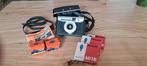 Agfa camera vintage met flitslampjes, kleurenfilm en boekje, Ophalen of Verzenden, Gebruikt, Compact, Overige Merken
