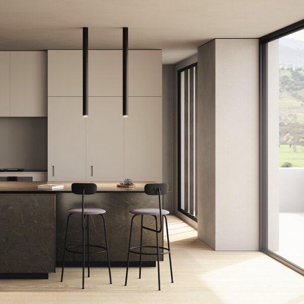 Studio Italia A - Tube design lampen 5 stuks Koper / Brons, Huis en Inrichting, Lampen | Hanglampen, Zo goed als nieuw, 75 cm of meer