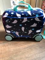 Rolkoffer voor kids met spookjes, Gebruikt, Hard kunststof, Minder dan 50 cm, Minder dan 35 cm