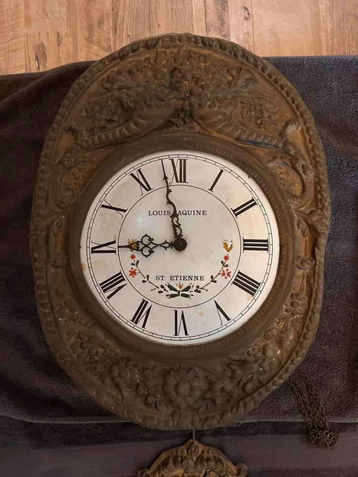 Antieke Louis Aquine St. Etienne Klok, Antiek en Kunst, Antiek | Klokken, Ophalen