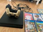 PS4 Slim + 2 Controllers + Games!, Spelcomputers en Games, Spelcomputers | Sony PlayStation 4, Met 2 controllers, Ophalen of Verzenden