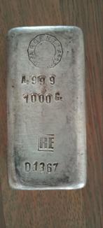 Zilverbaar 1 kg Argentia, Ophalen of Verzenden, Zilver