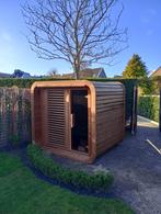 Panorama sauna uit duurzaam thermohout uit voorraad op=op!, Ophalen, Fins of Traditioneel, Wellnessandgarden, Info@leisure-wellness-group.com