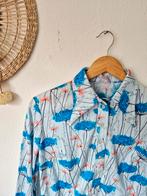 Vintage deadstock bloemen blouse M, Kleding | Dames, Blouses en Tunieken, Vintage, Ophalen of Verzenden, Nieuw, Maat 38/40 (M)