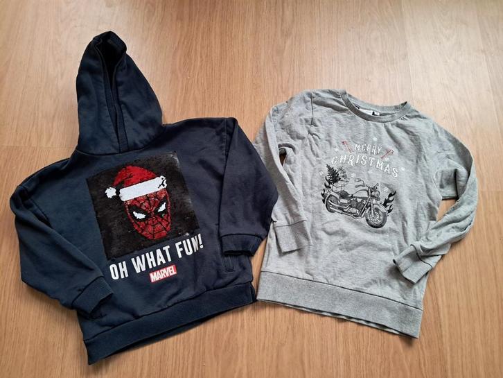 Leuke truien set - Marvel & Name it - Maat 122/128, Kinderen en Baby's, Kinderkleding | Maat 122, Zo goed als nieuw, Jongen of Meisje