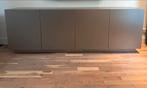 Grijze Dressoir - 220cm breed, Huis en Inrichting, Gebruikt, Ophalen of Verzenden, 200 cm of meer, Minder dan 100 cm
