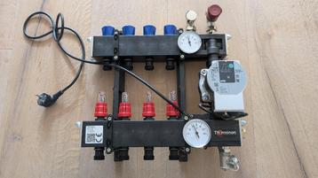 Therminon composiet LTV verdeler vloerverwarming 4 groepen beschikbaar voor biedingen
