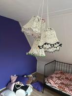 Zuiver Hanglamp met 5 Kappen, Huis en Inrichting, Lampen | Lampenkappen, Ophalen, 25 tot 50 cm, Wit, Zo goed als nieuw
