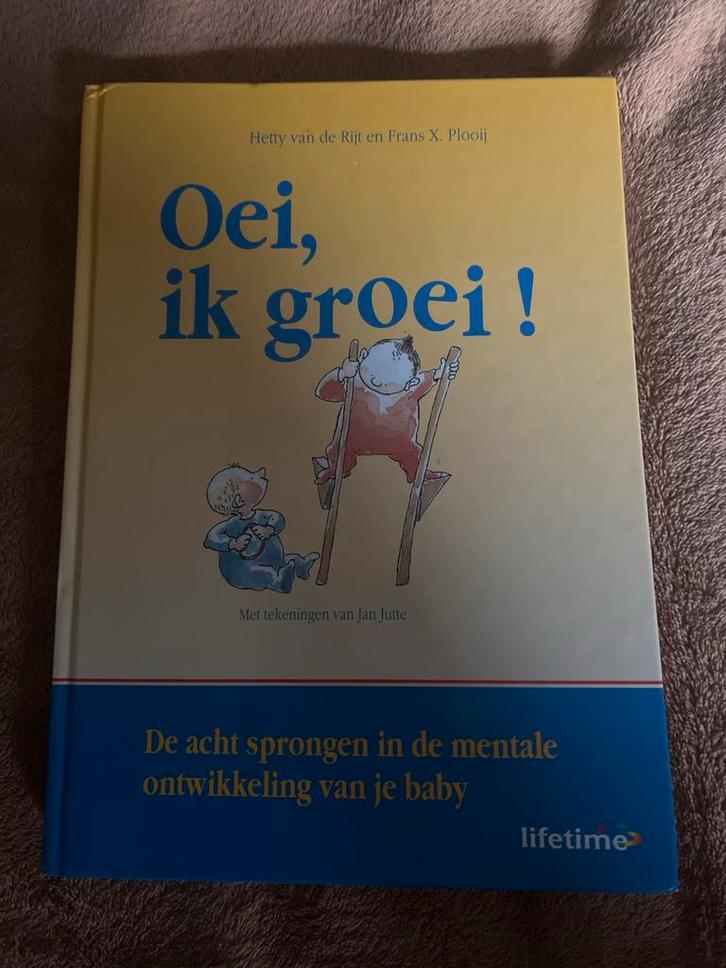 Oei, ik groei! - Hetty van de Rijt & Frans X. Plooij, Boeken, Zwangerschap en Opvoeding, Zo goed als nieuw, Zwangerschap en Bevalling