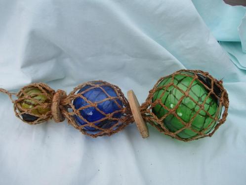 Vintage Glazen Vissersbollen,v.a 30,00e, Antiek en Kunst, Curiosa en Brocante, Ophalen of Verzenden