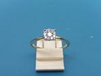 Gouden Diamonde bi-color damesring met briljant          G24