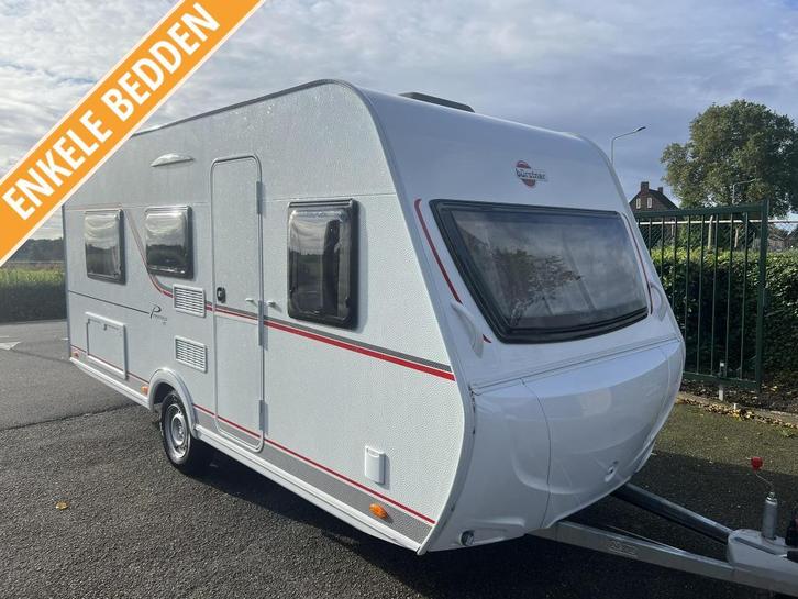 Bürstner Premio Life - enkele bedden - ledig gewicht 995 kg, Caravans en Kamperen, Caravans, Bedrijf, tot en met 4, Standaardzit