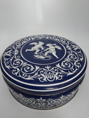 Vintage General Biscuits Koekblik - Engeltjes beschikbaar voor biedingen