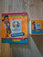 Panini Preview Euro 2020 Leeg album + box 60 pakjes, Verzenden, Zo goed als nieuw, Meerdere stickers