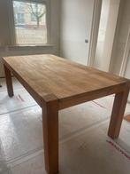 Teak houten tafel 2.00 x 1.00 meter, Gebruikt, Teakhout, 200 cm of meer, Vijf personen of meer