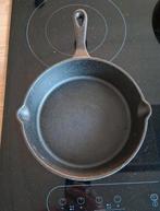 Gietijzeren Koekenpan - 20cm Diameter, Gietijzer, Ophalen of Verzenden, Zo goed als nieuw, Keramische plaat