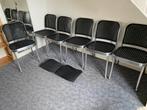 6 Depadova Silver Design Stoelen, Ophalen, Gebruikt, Zwart, Design