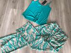 Travelstof set Studio Anneloes broek xl top L LaDress nieuw, Kleding | Dames, Broeken en Pantalons, Studio Anneloes, Ophalen of Verzenden